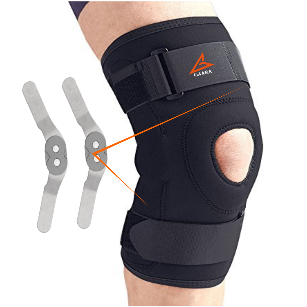 hinged knee brace